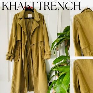 KHAKI TRENCH / COAT